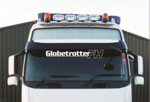 Autocolant Sticker Parbriz Volvo Globetrotter FH 120cm