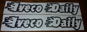 Set Stickere Autocolante Iveco Daily 80 cm