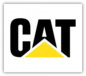 Sticker Autocolant Sigla CAT Caterpillar