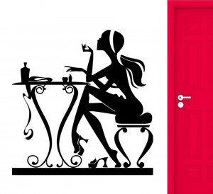 Sticker Perete Salon Manichiura M1