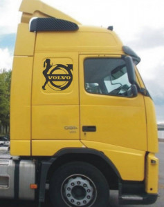 Set 2 buc Stickere Sigla Volvo fata pentru Laterale