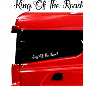 Set Stickere Geamuri King of The Road