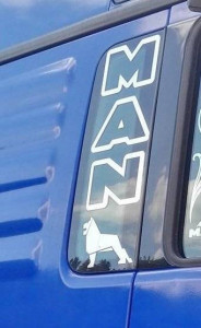 Set stickere MAN Geamuri Verticale