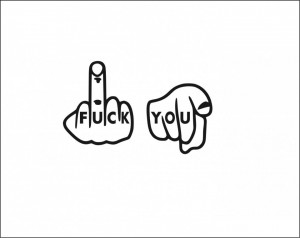 Sticker Auto F**k You