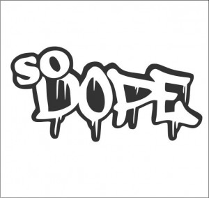 Sticker Auto So Dope