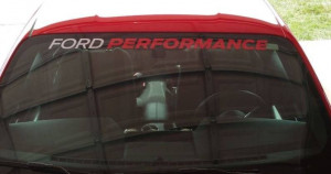 Sticker parbriz Ford Performance fara fundal