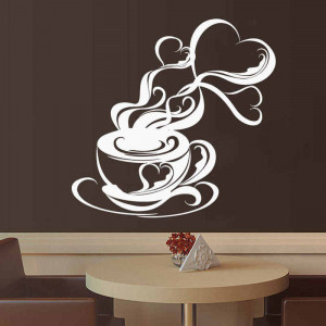 Sticker Perete Cafea