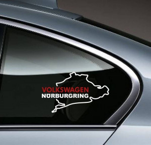 Stickere geamuri Volkswagen (set 2 buc)