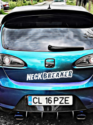 Sticker Auto Neck Breaker