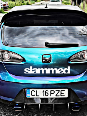 Sticker Auto Slammed