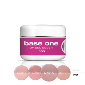 Gel UV de Constructie Base One Cover Dark 100gr