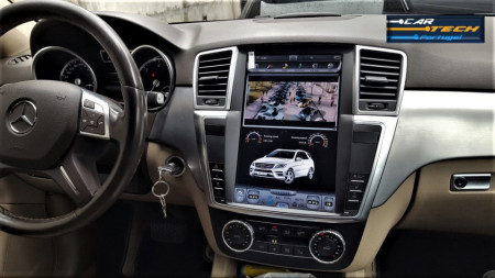 Sistema multimédia Super Tesla Screen Android 10 Mercedes ML