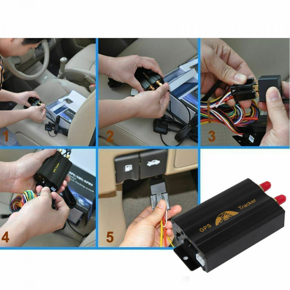 GPS Tracker Auto TK103, Localizare si urmarire GPS, Microfon, Autonomie