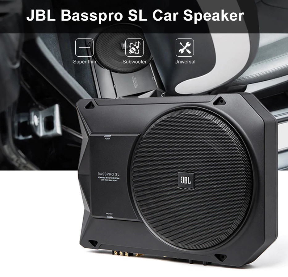 Subwoofer Auto Activ JBL BASSPRO SL2 Model Underseat (sub scaun) 8'' 20 ...