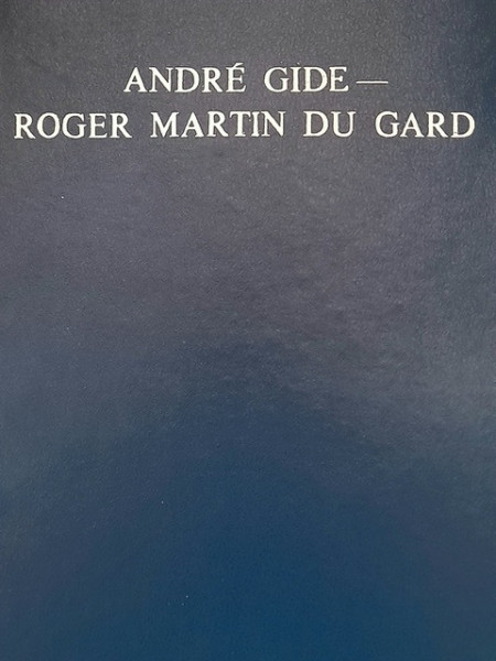 Coresponță Andre Gide-Roger Martin du Gard