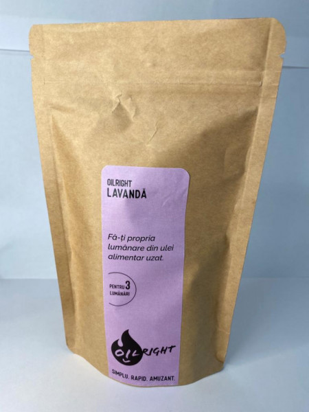 Kit "Do it yourself" pentru lumânări parfumate - Lavandă