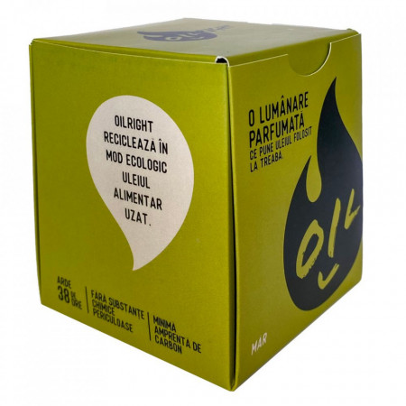 Mar - Lumanare parfumată din ulei reciclat