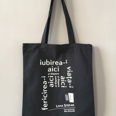 Sacoșă personalizată versuri -Livia Stefan
