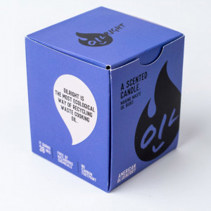 American blueberry - Lumanare parfumată din ulei reciclat