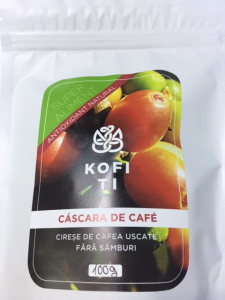 CASCARA DE CAFE , Cirese de cafea uscate fara samburi