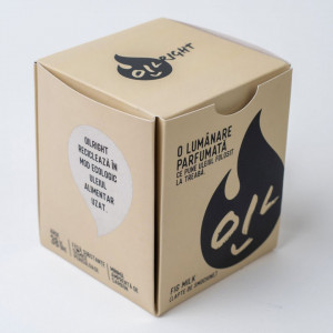 Fig milk - Lumanare parfumată din ulei reciclat