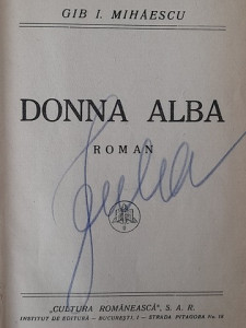 Donna Alba - Gib. I. Mihăiescu