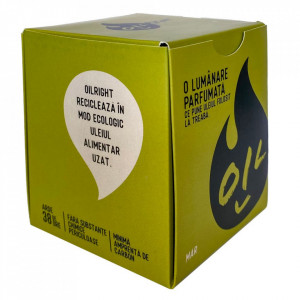 Mar - Lumanare parfumată din ulei reciclat