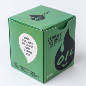 Mojito - Lumanare parfumată din ulei reciclat