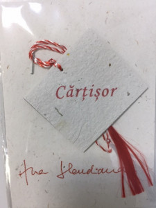 Cărțișor Ana Blandiana