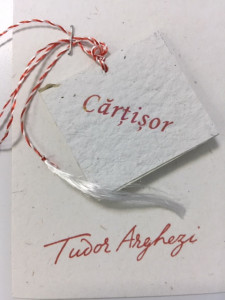 Cărțișor Tudor Arghezi
