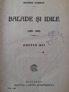 Balade și idile - George Coșbuc
