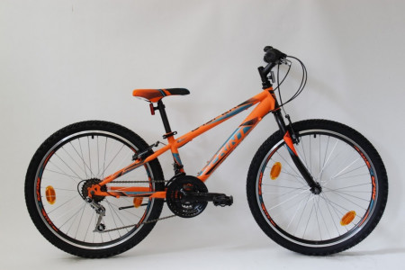 Bicicleta Sprint Casper 24 furca rigida, portocaliu mat