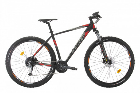 Bicicleta MTB Sprint Maverick Pro 29 2021 Negru Mat/Rosu 480 mm