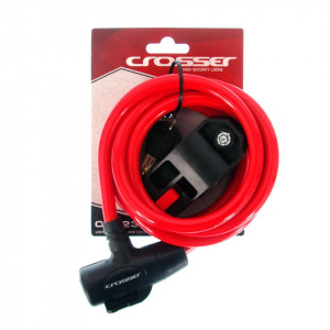Incuietoare cablu CROSSER CL-823 10x1800mm - Portocaliu