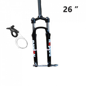 Furca cu Suspensie SR SUNTOUR MTB 26" Fork RAIDON X-2 AIR 100 Negru