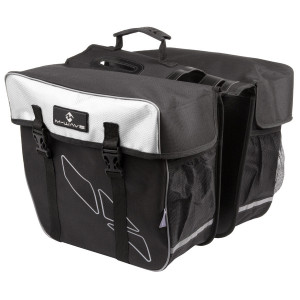 Geanta Portbagaj 2 Piese M-WAVE ”AMSTERDAM DOUBLE” Negru/Alb
