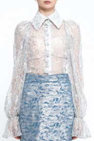 SILVER LACE SHIRT