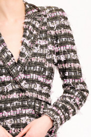 SACOU DIN MIX TWEED ROZ