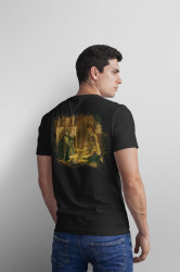 TRICOU ORIGINAL THE FALLING OF TROY NEGRU
