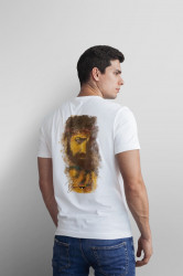 TRICOU ORIGINAL CHRIST ON GOLGOTA ALB
