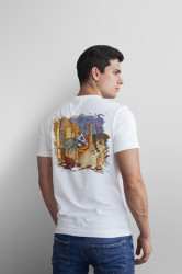TRICOU ORIGINAL TEMPORIS ROMANIA ALB