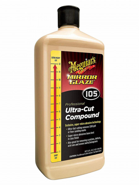POLISH RAPID O SINGURA TRECERE 0.945 L, ULTRA CUT COMPOUND - MEGUIARS
