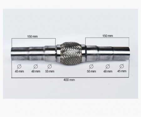 RACORD FLEXIBIL ADAPTABIL 45/48/55X400/100 MM