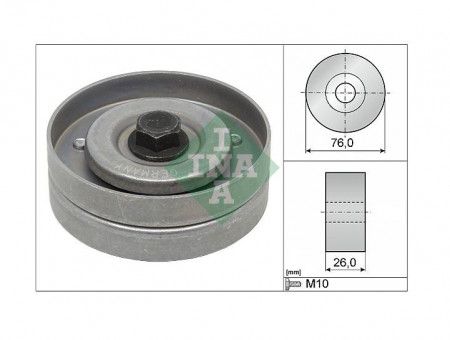 Rola ghidaj curea transmisie Opel Corsa C Y17DT Y17DTL Z17DTH INA