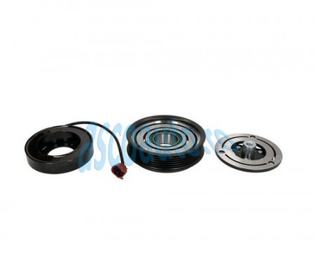 Set bobina, fulie si ambreiaj compresor A/C DENSO 6SAS14C 6PK 110MM - AUDI A4, A4 ALLROAD, A5, Q5 2.0D 11.07-05.17