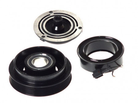 Set bobina, fulie si ambreiaj compresor A/C HCC HS18 6PK 128mm
