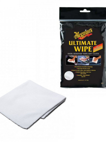 LAVETA ALB CURATAT POLISH DIN MICROFIBRA, 40X40 CM- MEGUIARS