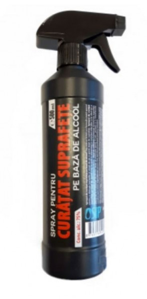 Spray curatare suprafete 500ml, pe baza de alcool 75%
