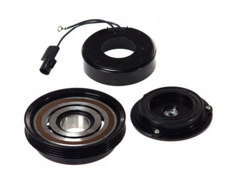 Set bobina, fulie si ambreiaj compresor A/C FORD HCC HS-15 4pk 128mm HYUNDAI ACCENT III, ELANTRA, I30, LANTRA II, MATRIX, TUCSON; KIA CEE'D, CEE'D SW, PRO CEE'D 1.5-2.0D 11.95-