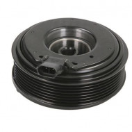 Set bobina, fulie si ambreiaj compresor A/C DELPHI V5 12V 7PK 119mm 01135514 / 8200200671 / 8200895038 / 763000QAB / 2763000QAC / 4403020 / 4403563 / 7700105765 / 7701499860 / 8200678510 / 8200763772 / 8200795534 / 98818